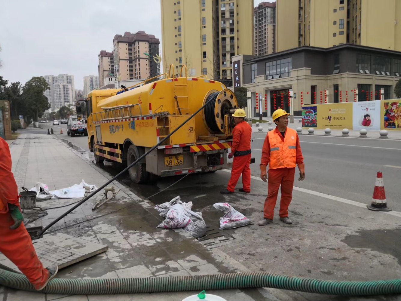 苍溪排污管道清淤-管道清洗